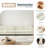 Elegant Mid Century Large 4 Seater Sofa Couch With Flared Arms And Removable Ruffles Pleats Skirts And Spindle Legs-1149819699