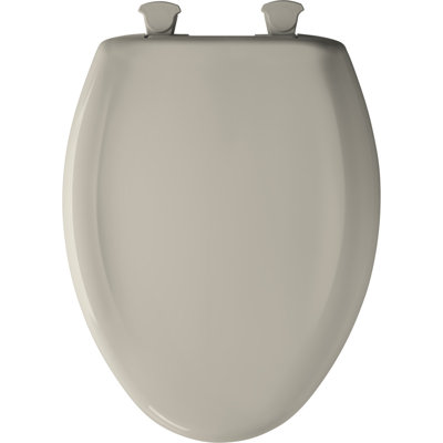 Siège de toilette allongé en plastique