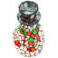 Vitrail bonhomme de neige 15 po Hinton
