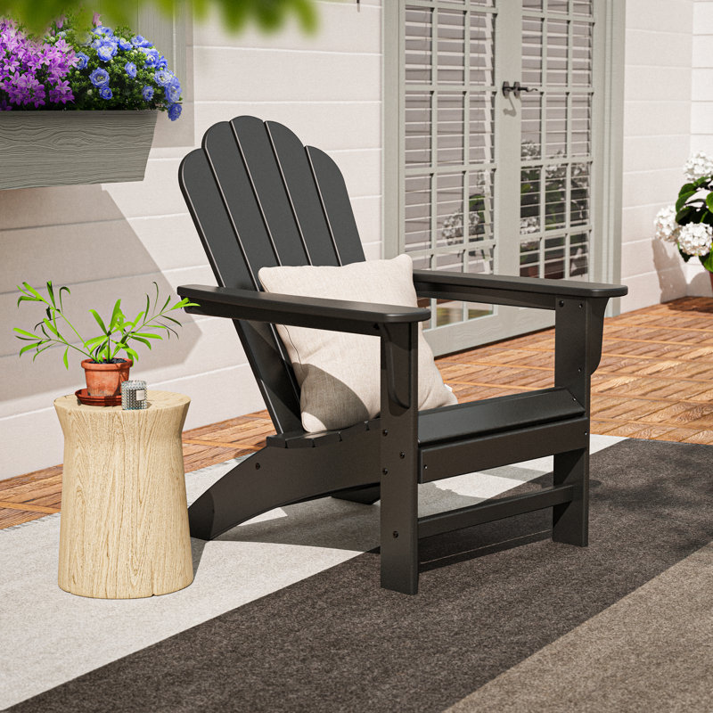 POLYWOOD Country Living by POLYWOOD Adirondack Chair, Black