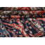 Tapis oriental à motif floral et teinture végétale Ziegler