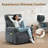 Triple Motor Power Lift Recliner Chair for Elderly, Adults, Pregnant & Post-Surgery Users, Infinite Position Electric Recliner with 105°-140° Adjustable Backrest, One-Touch TV & Reset Mode, Lumbar Pillow, Side Storage Pockets, Removable Linen Cover, Supports 308 Lbs for Living Room Bedroom-901117462