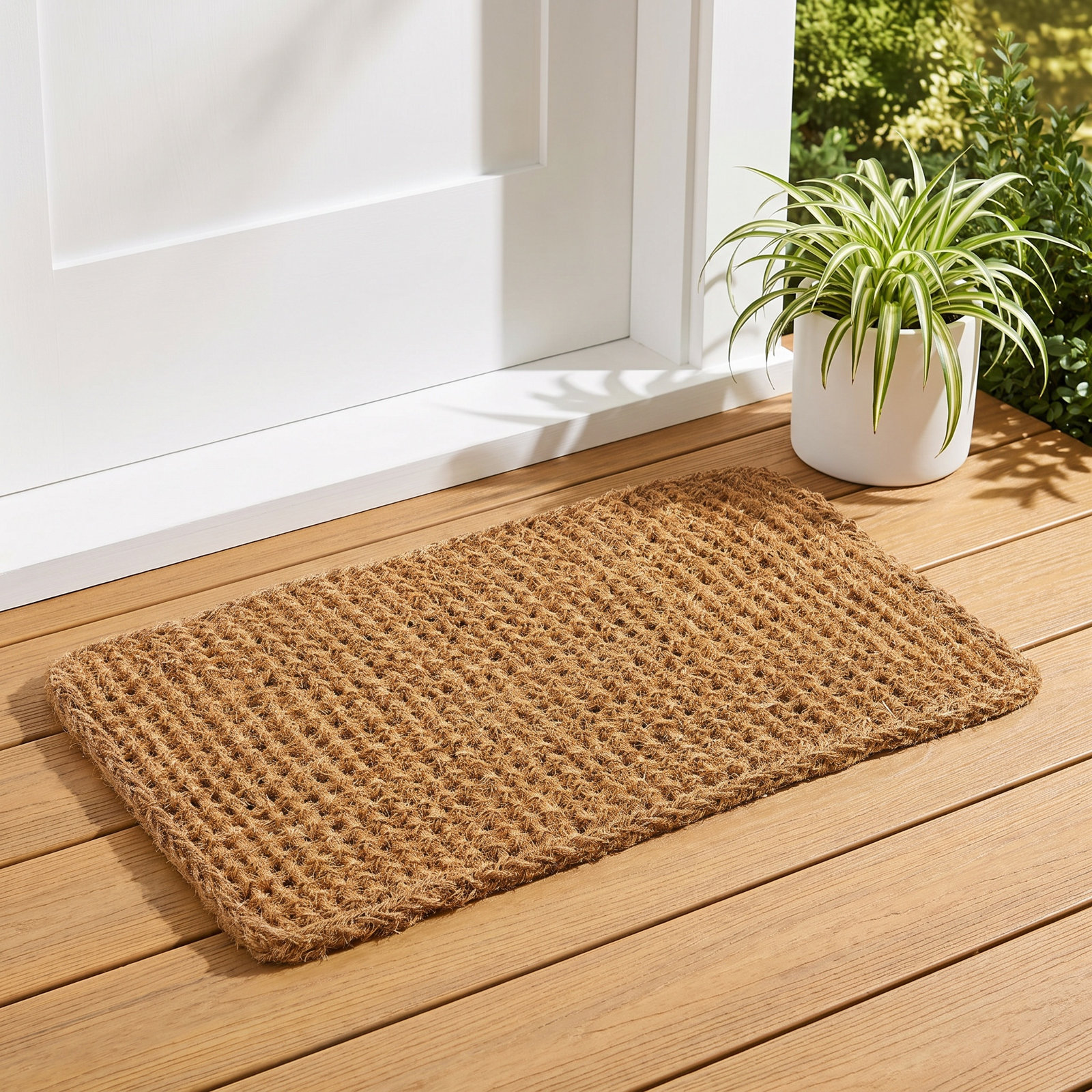 Jasper Handmade Outdoor Doormat, Rectangle 1'10" x 3'