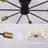 Lorise 10 - Light Dimmable Sputnik Spider Chandelier-289958797