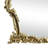 Mirror, Antique Gold & Hand Paint