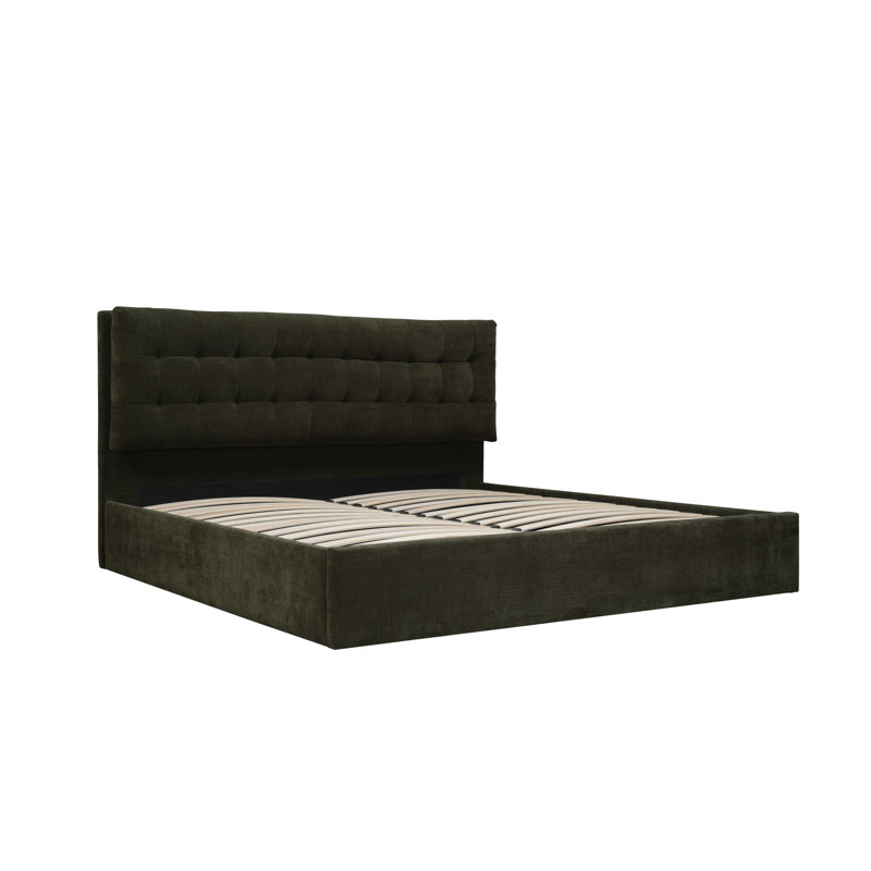 Sebastion Storage Bed, King, Green