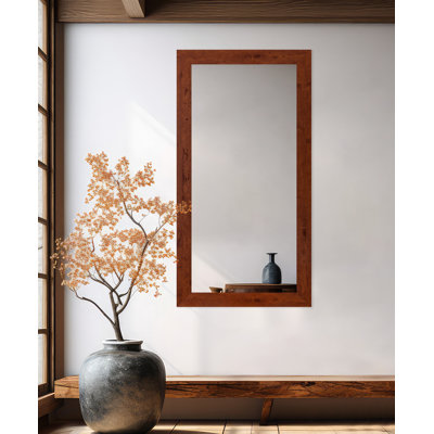 Gartha Engineered Wood Flat Wall Mirror