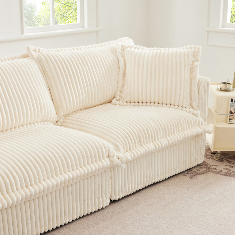 Canapé surdimensionné polyvalent avec repose-pieds pour une détente et une adaptabilité ultimes