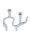 FAMOES Metal Tabletop Candelabra