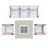 Evander Wicker 5 - Person Patio Conversation Set with Cushions