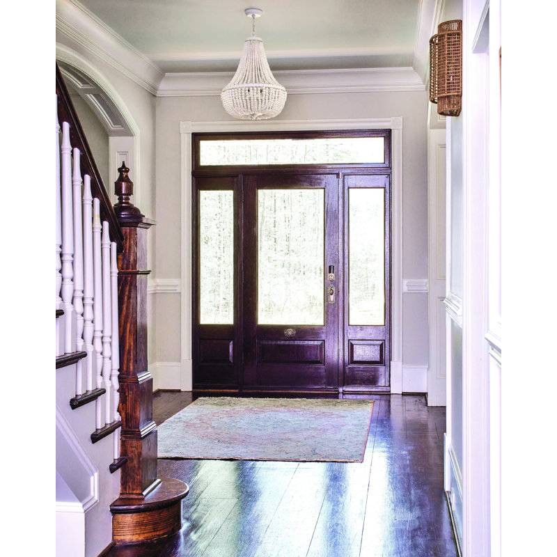Corinne 6 Light Matte White Chandelier