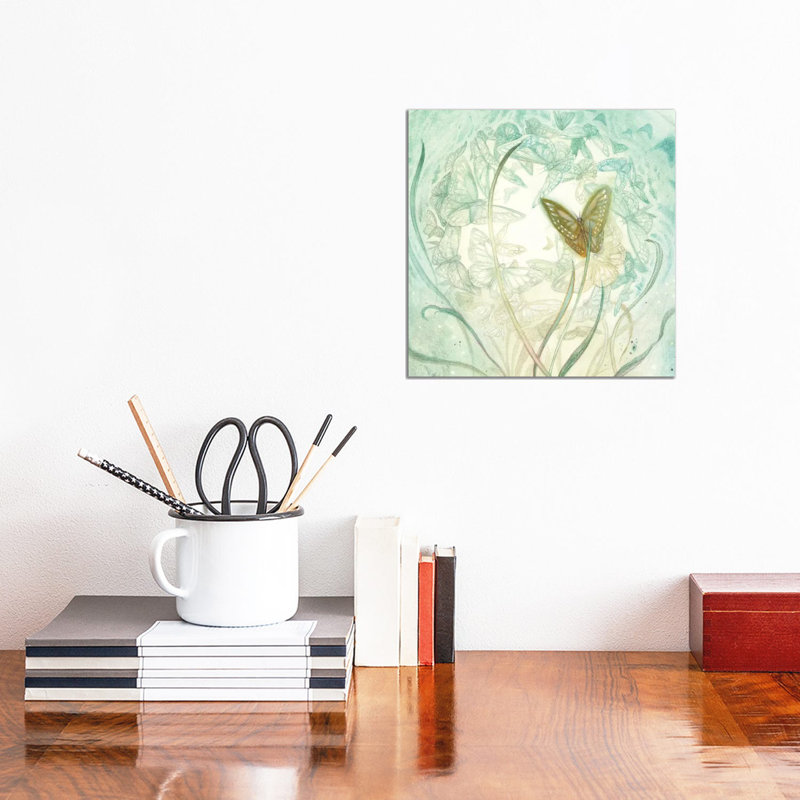 Butterfly II by Stephanie Law - Wrapped Canvas Gallery-Wrapped Canvas Giclée, 30.48 cm H x 30.48 cm W
