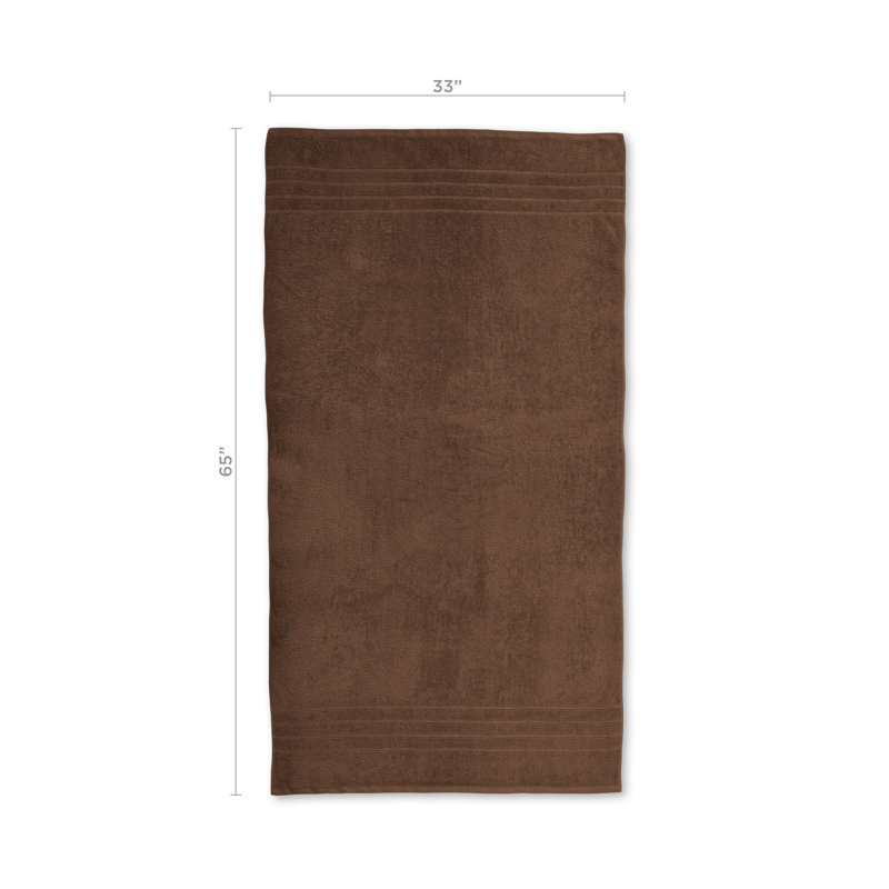 Martex Ultimate 2 Pack Bath Sheet Chocolate Towel Set, Chocolate
