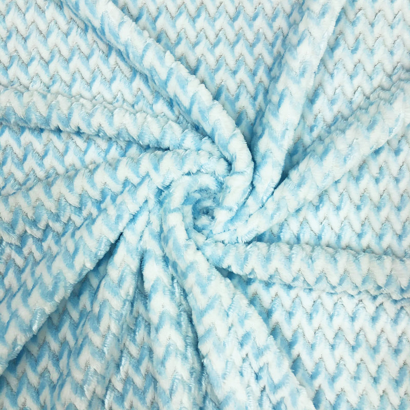 Jeté Deepak Tone on Tone, bleu