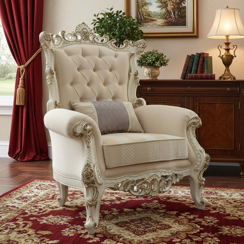 Fauteuil Chesterfield Gracie Mills
