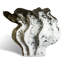 Two Tone Distressed Textured Abstract Art Ceramic Flower Vase-817428791