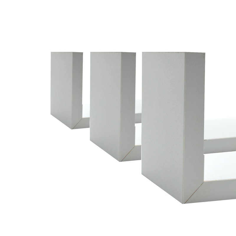 6 Piece U-Shaped Floating Shelf