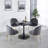 31.5" Table Mid-Century Dining Table For 2-4 People With Round Mdf Table Top-368290658-355179822