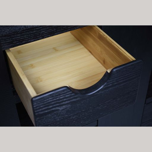 Vintner 36" Single Bathroom Vanity Base Only, Noir