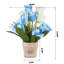 Arrangement floral de tulipes en pot