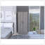 Armoire Ambery 180, deux tablettes, porte double, tringle en métal, un tiroir
