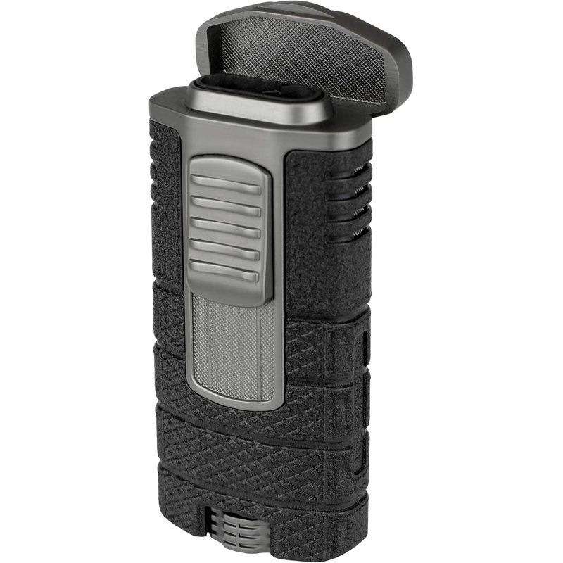 Briquet Xikar Tactical, Noir / bronze industriel