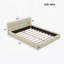 Lit plateforme tapissier avec tissu épais-1816604011