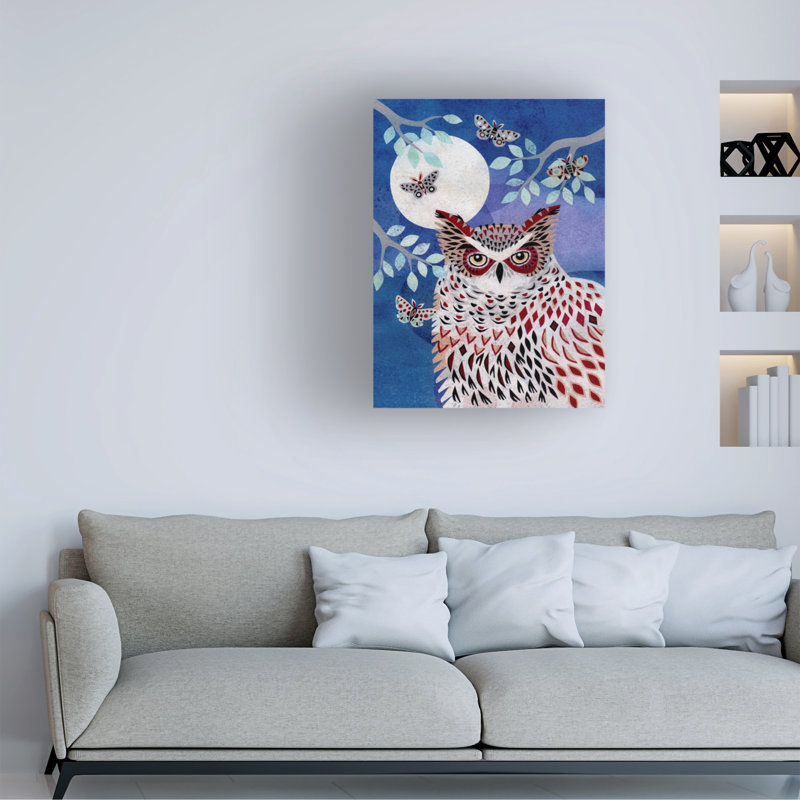 Art mural sur toile tendue - «Wilderness Collage X» de Kim Conway pour décoration de salon, de chambre à coucher ou de bureau - 14 x 19