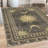 Mairn Sun and Moon High Density Long Fiber Poly Threads Decorative Area Rug Carpet-673515128