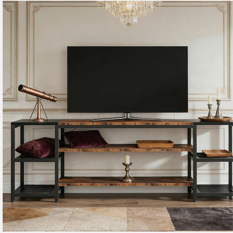 Media Entertainment Center,Industrial TV Stand,Storage Display