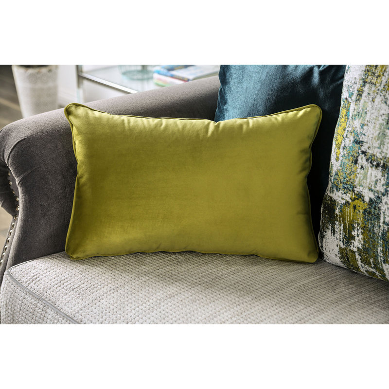 93.4" W Transitional Sofa, Gray/Beige/Teal/Olive