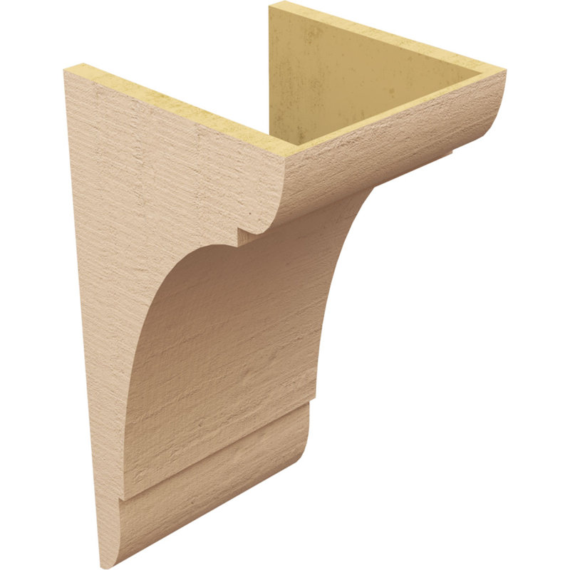 Bois de cèdre brut olympique TimberThane Corbel, brun clair apprêté, H 24 po x l 12 po x P 12 po