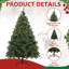 6FT Artificial Christmas Tree with Foldable Stand-1488868391