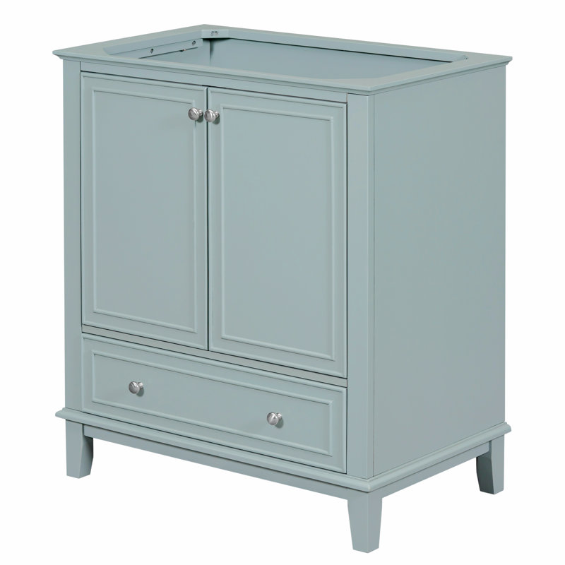 29.5'' Single Bathroom Vanity Base Only, Blue