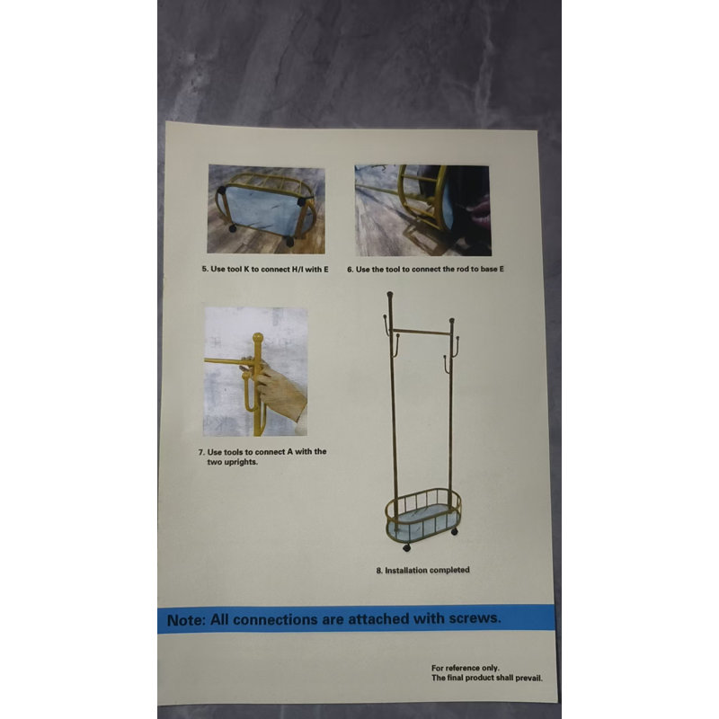 80 cm Rolling Clothes Rack, Black