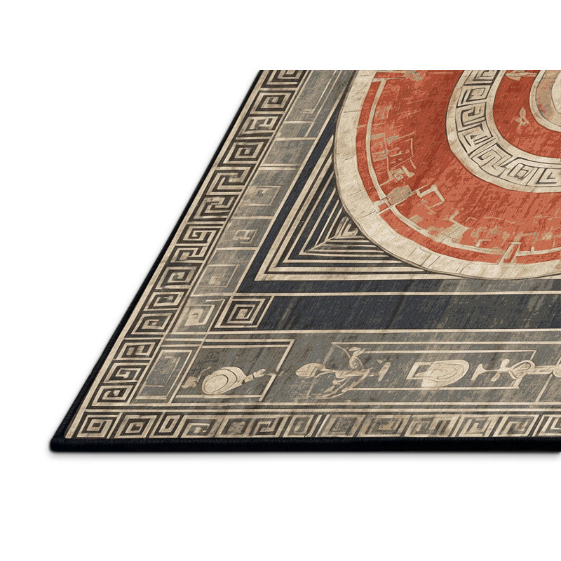 Parthenon Glow Rug, Round 6'