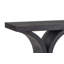 Solid Mango Wood Console Table, Black