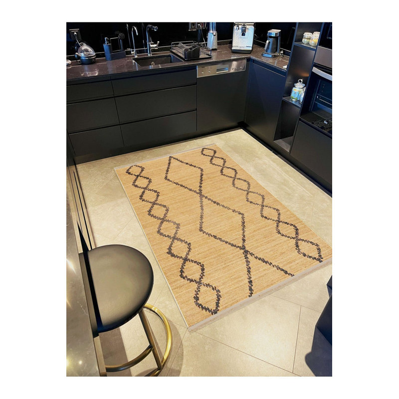 Tapis décoratif lavable à la machine, Tapis de couloir 3 pi 3 po x 9 pi 10 po