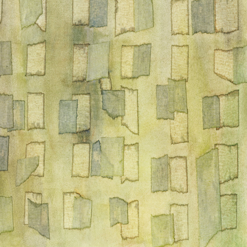 Irish Tape II by Charles McMullen - Wrapped Canvas Painting, 30cm H x 30cm W x 3.8cm D