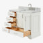 Ensemble de meuble-lavabo simple 43 po Abshire-93359239
