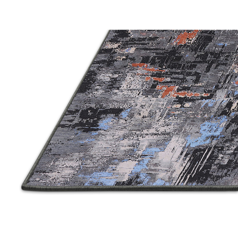 Abstract Indoor Rug, Rectangle 5' x 7'