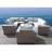 Normandy Rattan Wicker Fully Assembled 7 - Person Seating Group with Cushions