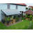 Palram - Canopia SanRemo Metal Patio Gazebo - Gray/Clear-98457859