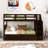 Stairway Twin-Over-Twin Bunk Bed with Twin size Trundle for Bedroom,Dorm,Adults-2098771893