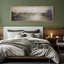 Rustic Countryside River Landscape Impressionistic Nature Scene, reproduction d'art sur toile-111176129-98042125