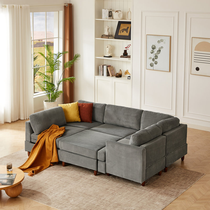 Canapé modulaire moderne, Gris