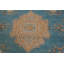 Tapis bleu géométrique 9 x 12 po