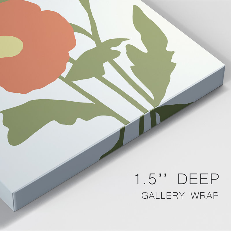 Impression sur toile graphique Botanic IV, L 24 po x H 36 po