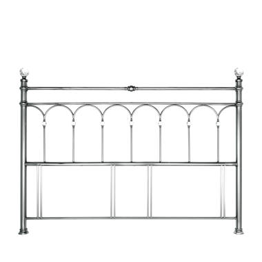 Double Krystal Antique Brass Headboard, Beds