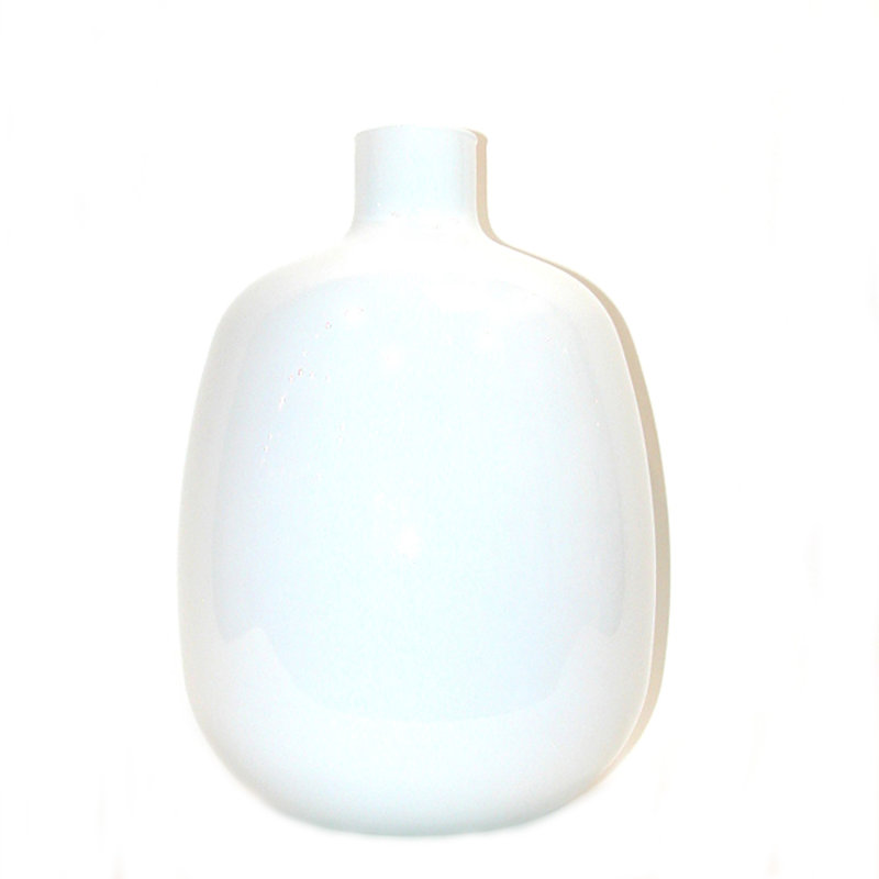Promenade Handmade Glass Table Vase, 15.5" H x 9.5" W x 9.5" D
